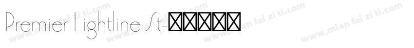 Premier Lightline St字体转换